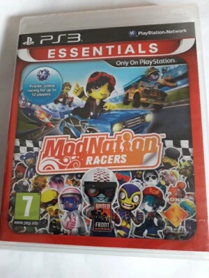 MODNATION RACERS PS3 NEW SEALED WITH OFFICIAL SEAL UK EUROPE VERSION 1-12 PLAYER - Image 1 of 2