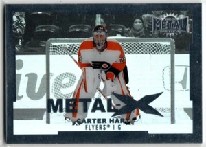 2021-22 Skybox Metall Universum Hockey Metall-X Carter Hart Holo EINSATZ FLYER - Bild 1 von 1