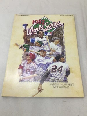 1987 World Series Program Magazine Display Minnesota Twins / St Louis Cardinals - Image 1 of 4
