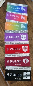 2023 SDCC EXCLUSIVE HASBRO RIBBON SET OF 8 GI JOE MY LITTLE PONY TRANSFORMERS - Picture 1 of 1