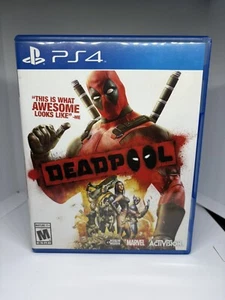 Deadpool PS4 (Sony PlayStation 4, 2015) Tested & Working! FREE Shipping - Picture 1 of 9