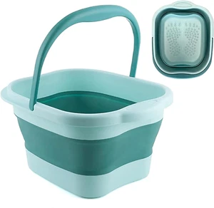 Collapsible Foot Bath Foot Soaking Tub with Handle, Foot Spa Bath Massager Fo... - Picture 1 of 7