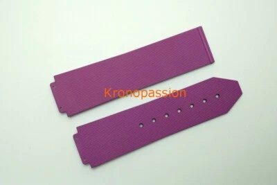 Hublot Purple Rubber Lined Strap for Big Bang 41mm Tutti Frutti series OEM New ! - Image 1 of 4