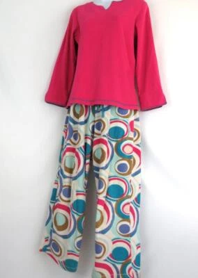 Conjunto de pijama para mujer Whispers manga larga camisa y pantalones con cordón talla: M Foto 1 de 4