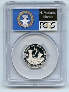 2009 S 25C Silver Northern Mariana Islands Quarter PCGS PR70DCAM - Picture 1 of 2