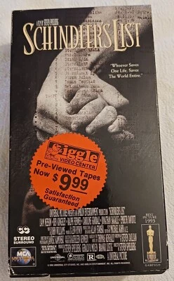 Schindler's List VHS 2 Tape Box Set - Liam Neeson Ben Kingsley - Image 1 of 4