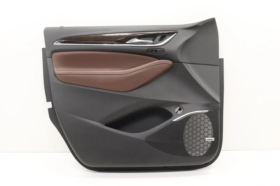 2018 - 2021 BUICK ENCLAVE AVENIR FRONT LEFT DOOR PANEL TRIM COVER OEM BROWN_HHH - Image 1 of 4