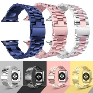 Stainless Steel Metal Strap Watch Band For Apple Watch Series 7 6 5 4 3 2 1 SE - Bild 1 von 41