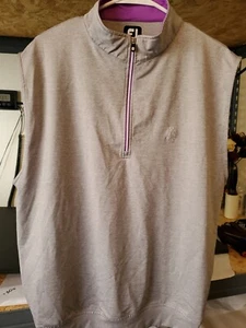 Gilet FootJoy Performance MID South Club 1/2 cerniera grigio erica / L - Foto 1 di 8
