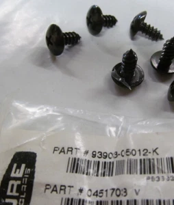 POLARIS NOS OEM 50 90 RZR Sportsman Predator Scrambler Tapping Screws (5) 751703 - Picture 1 of 7
