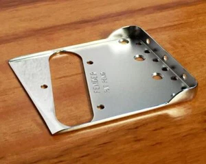 Fender Tele/Telecaster Vintage Style Stegplatte mit doppelten langen Kerben - Bild 1 von 1