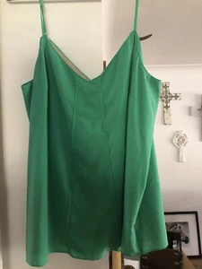 Country Road Apple Green Camisole, Size XL - Picture 1 of 10