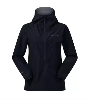 Chaqueta impermeable Berghaus Deluge Pro 3.0 negra, talla L UK 14 nueva PVP £120 Foto 1 de 4