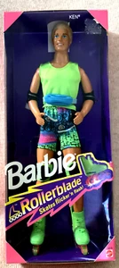 BARBIE ROLLERBLADE KEN SKATE FLICKER AND FLASH NEW IN BOX 1991 - Picture 1 of 5