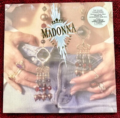 MADONNA SEALED LIKE A PRAYER PROMO POSTER EDITION LIMITED SILVER RECORD PRINCE - Image 1 of 4