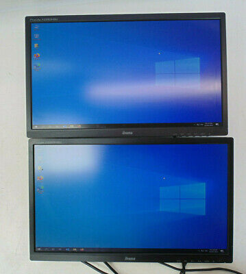 Job Lot Of 2 X IIAYAMA X2283HSU 22  Widescreen Computer PC Desktop Monitor  • 20£