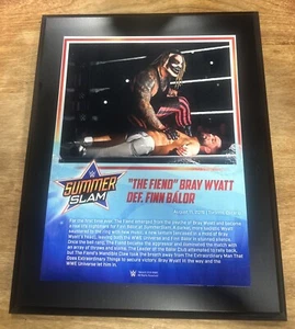 The Fiend" Bray Wyatt WWE 10.5" x 13" 2019 SummerSlam Sublimated Plaque - Picture 1 of 5