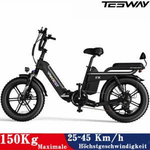 Bicicleta eléctrica TESWAY X5 750W 30AH 20 pulgadas plegable Fatbike City ebike - Imagen 1 de 26