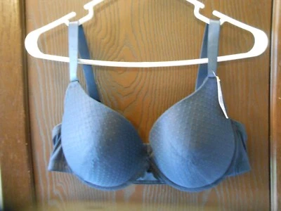 NWT WOMEN'S SEARS NAVY BLUE WIRE SUPPORT PLUNGE BRA SIZE 40DD - Image 1 of 4