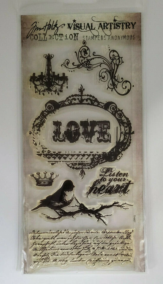 Tim Holtz Acrylic Clear Stamp Set CSS25917 Urban Grunge S40