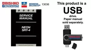 2005 Dodge Neon SRT-4 Shop Service Repair Manual USB - Picture 1 of 3