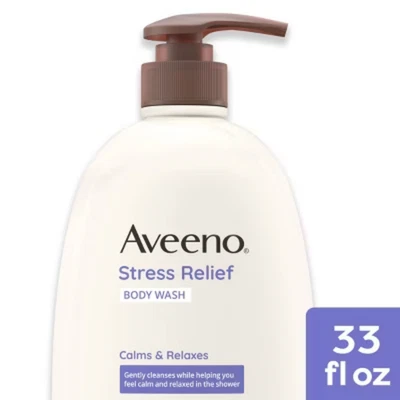 Aveeno Stress Relief Body Wash with Lavender & Chamomile, 33oz - Image 1 of 4