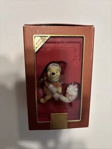 Lenox Disney 2006 Winnie Puuh & Ferkel Zuckerstange Weihnachtsschmuck - Bild 1 von 3