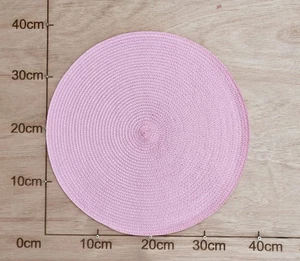 bubble gum pink large DIY straw fascinator craft base disc wedding hat supply - Picture 1 of 2