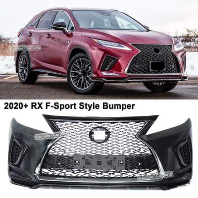 Front bumper W/ Fog Lights For 2009-2014 2015 Lexus RX RX350 RX450h Conversion - Imagem 1 de 4
