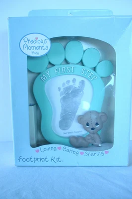 Precious Moments Baby Footprint Kit MY FIRST STEP 2002 - NEW - Image 1 of 4