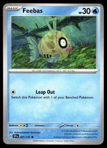 Feebas - 041/191 Pokemon SV08: Surging Sparks Non Holo - Picture 1 of 2