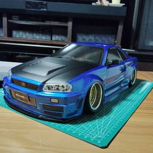 NISMO R 34 GTR RC Car Body Shell Only 1:10 All Painted TAMIYA - Picture 1 of 13