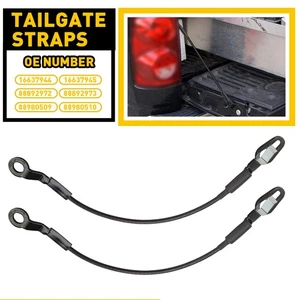 1Pair Tailgate Support Cable For 1999-2006 Silverado Sierra 02-06 Avalanche H2 E - Bild 1 von 8