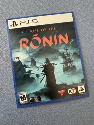 RISE OF THE RONIN Sony PS5 Promo Tienda Minorista Estante Tarjeta de Exhibición SOLO 2025 Foto 1 de 4