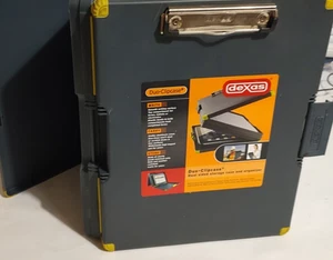 Dexas Plastic Clipboard Organizer Dual Sided Storage Case - Picture 1 of 9