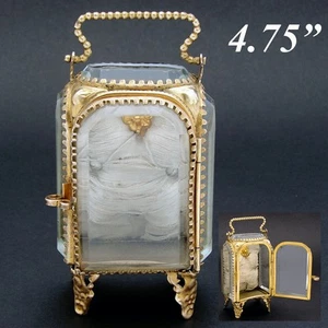 Antique French Napoleon III Pocket Watch Casket or Display, a Miniature Vitrine - Picture 1 of 9