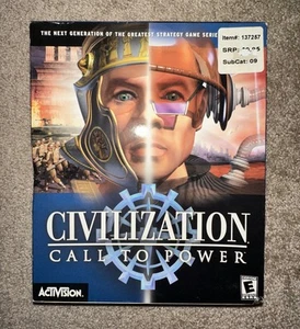 Civilization: Call to Power (PC, 1999, Activision) Big Box - Foto 1 di 4