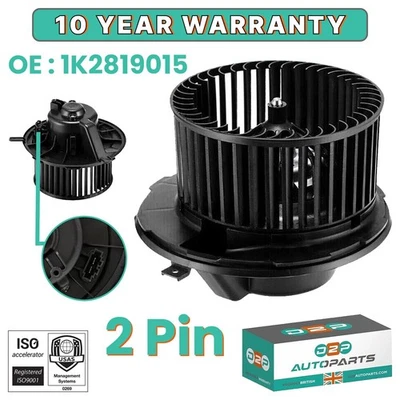 HEATER BLOWER MOTOR RHD FOR VW GOLF PLUS PASSAT SCIROCCO SHARAN TIGUAN TOURAN - Image 1 of 4