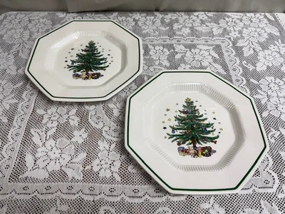 Juego de 2 platos de cena - Nikko - Navidad - 10-3/4 Foto 1 de 4