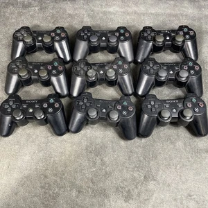 Lote de trabajo de controlador inalámbrico oficial Sony Playstation 3 PS3 defectuoso varios problemas - Imagen 1 de 8