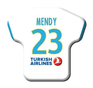 Calamita Simile a T-Shirt Calcio Stagione 2013/2014 Marseille 23 Benjamin Mendy - Picture 1 of 9
