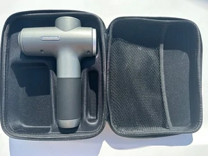 Hypervolt Portable Massage Gun Device  Silver Black 53000 001-00 Case Tool Only - Picture 1 of 8