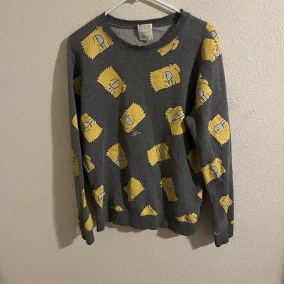 Sudadera Bart Simpson Estampado Completo Colección Forever21 Talla M Foto 1 de 4
