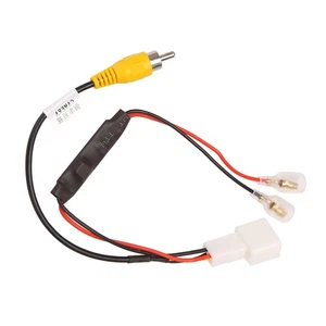 Adaptador de enchufe de cable de video de cámara de reversa de 4 pines de 22,5 cm apto para Toyota Mazda - Imagen 1 de 5
