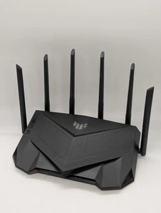 ASUS TUF-AX6000 dual-band WiFi 6 router extendable gaming mobile 10G NO CABLE - Picture 1 of 20