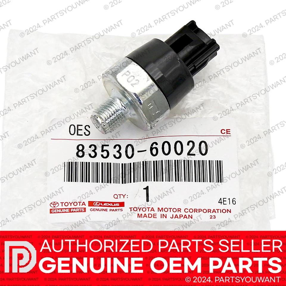 GENUINE Toyota OEM Engine Oil Pressure Sensor Switch 83530-60020 / 8353060020 - Image 1 of 4