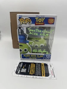 DEBI DERRYBERRY SIGNIERT ALIEN MIT KRALLE TOY STORY #1595 FUNKO POP JSA  - Bild 1 von 5