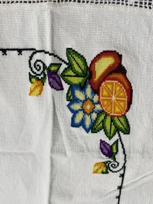 Auténtica servilleta de tela tejida mexicana 45x42 Foto 1 de 4