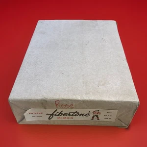 Papel Mimeógrafo Vintage FIBERTONE MIMEO 500 Hojas ROSA ROSA - Imagen 1 de 3