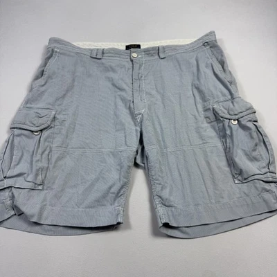 Polo Ralph Lauren Seersucker Cargo Shorts Naval Striped Blue White Men’s 46B - Image 1 of 4